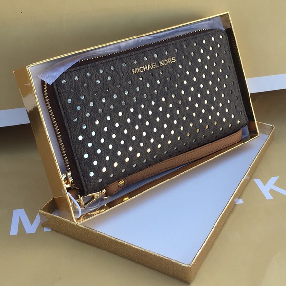 🌹🌟LAst #1🌹Michael Kors Giftables Wallet Brown🌹 - Picture 2 of 6